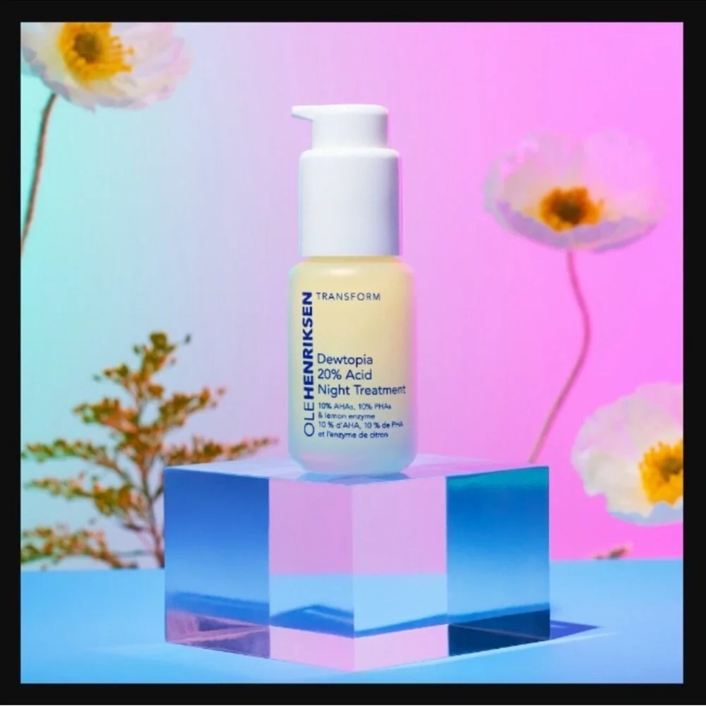 NIB OLEHENRIKSEN Dewtopia 20% Acid Night Treatment. Full size - Retail $60